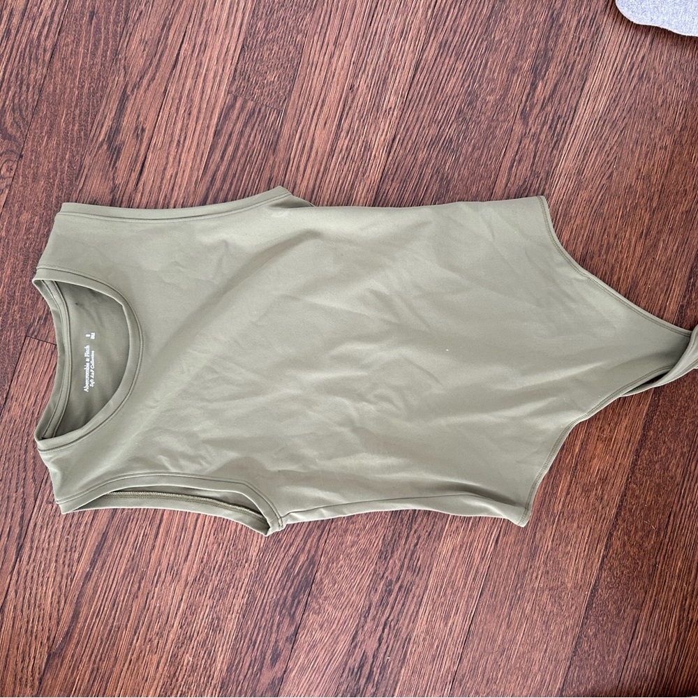 Abercrombie Khaki Green Bodysuit